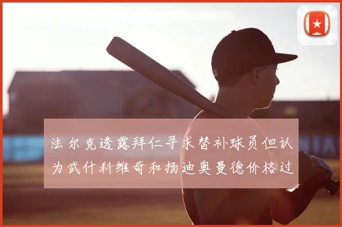 法尔克透露拜仁寻求替补球员但认为武什科维奇和扬迪奥曼德价格过高