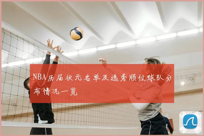 NBA历届状元名单及选秀顺位球队分布情况一览