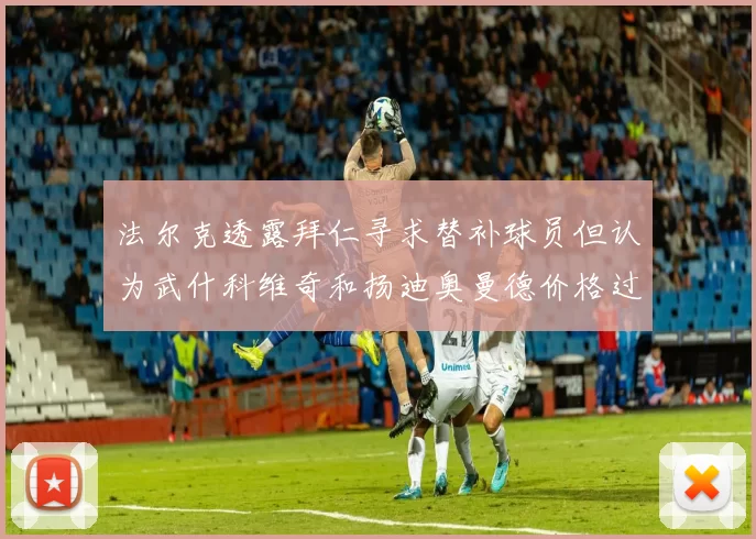 法尔克透露拜仁寻求替补球员但认为武什科维奇和扬迪奥曼德价格过高
