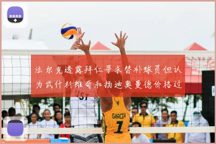 法尔克透露拜仁寻求替补球员但认为武什科维奇和扬迪奥曼德价格过高